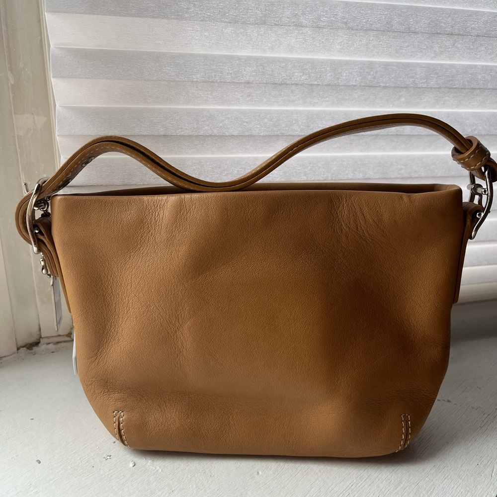 NWOT Coach Mini Bag Tan Leather Purse